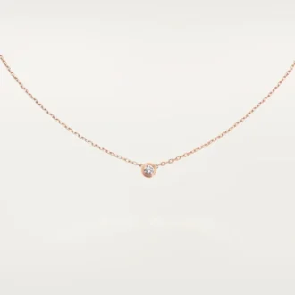 Naszyjnik Diamants Legers, rozmiar S – różowe złoto, diament – Cartier