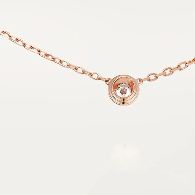 Naszyjnik Diamants Legers, rozmiar S – różowe złoto, diament – Cartier