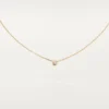 Naszyjnik Diamants Legers, rozmiar S – żółte złoto, diament – Cartier