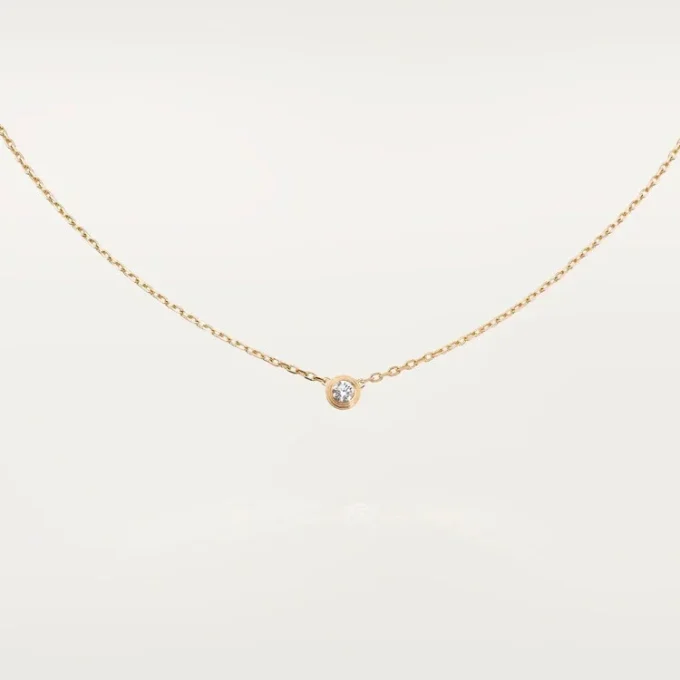 Naszyjnik Diamants Legers, rozmiar S – żółte złoto, diament – Cartier