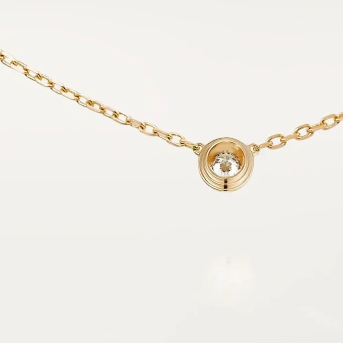 Naszyjnik Diamants Legers, rozmiar S – żółte złoto, diament – Cartier