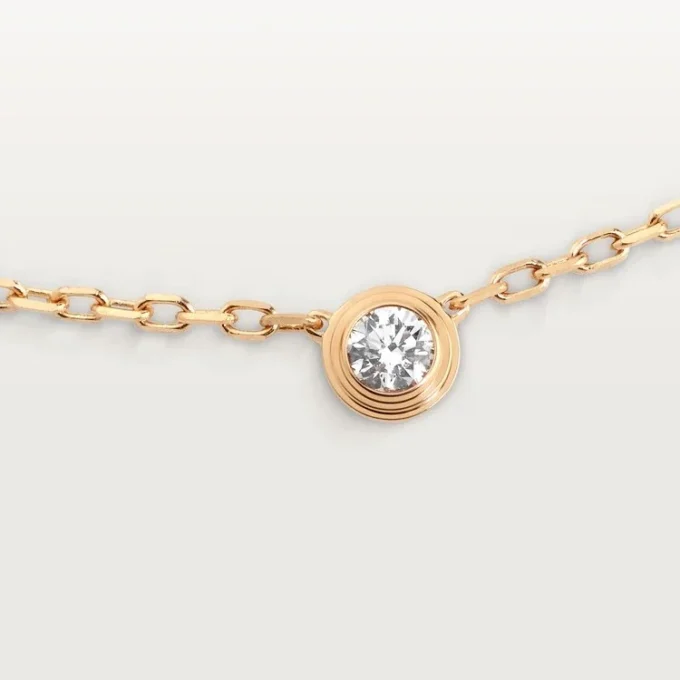 Naszyjnik Diamants Legers, rozmiar S – żółte złoto, diament – Cartier