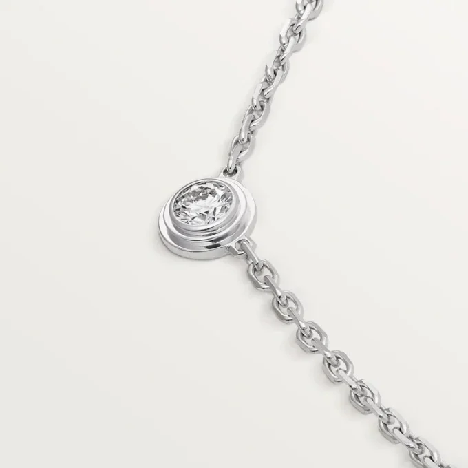 Naszyjnik Diamants Legers XS – białe złoto, diament – Cartier