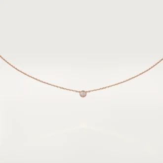 Naszyjnik Diamants Legers XS – różowe złoto, diament – Cartier