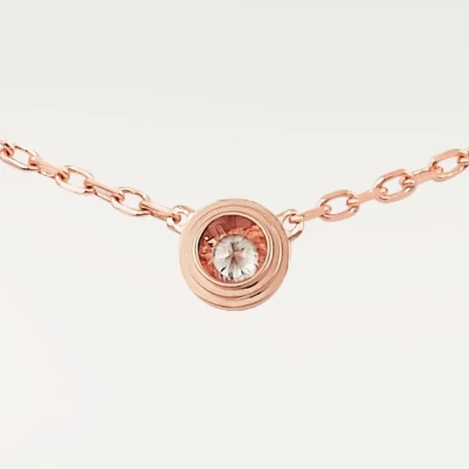 Naszyjnik Diamants Legers XS – różowe złoto, diament – Cartier