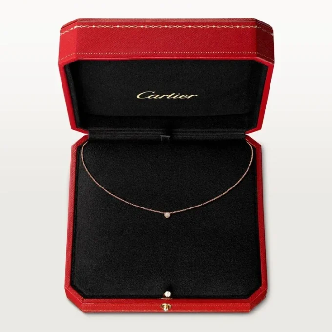 Naszyjnik Diamants Legers XS – różowe złoto, diament – Cartier