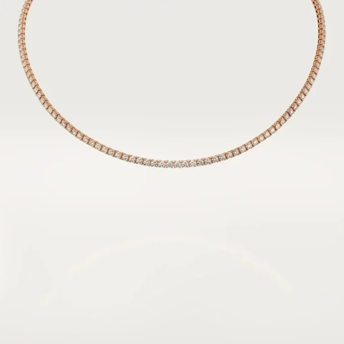 Naszyjnik Essential Lines – różowe złoto, diamenty – Cartier