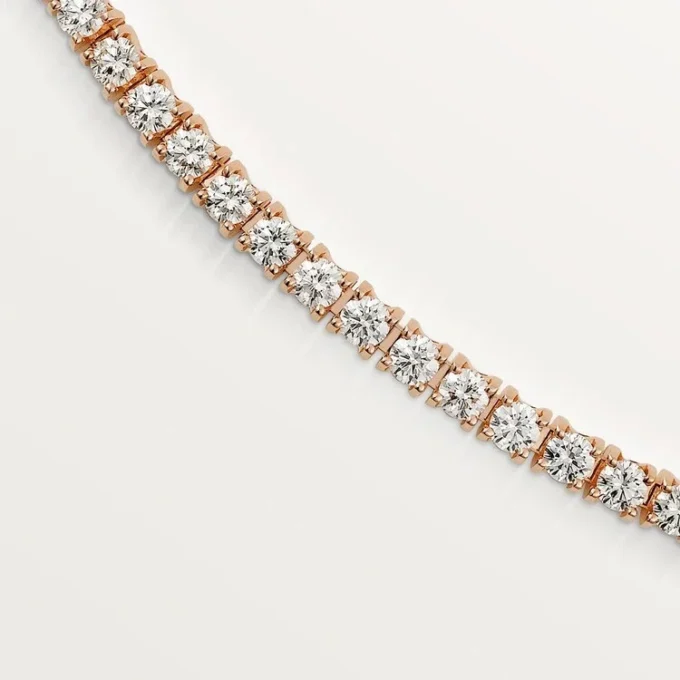 Naszyjnik Essential Lines – różowe złoto, diamenty – Cartier