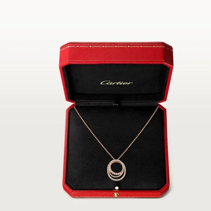 Naszyjnik Etincelle De Cartier – różowe złoto, diamenty – Cartier