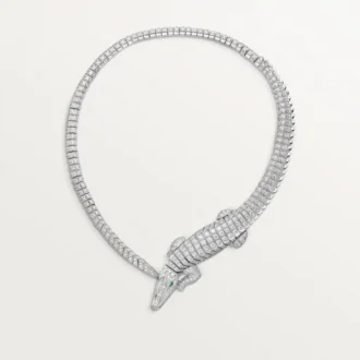 Naszyjnik Faune Et Flore De Cartier, wysadzany kamieniami
