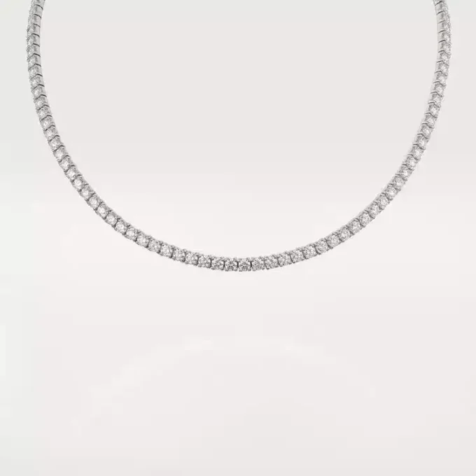 Naszyjnik Lignes Essentielles, diamenty o szlifie brylantowym