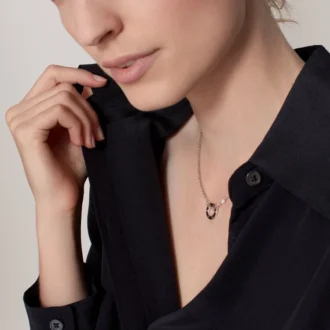 Naszyjnik Love, 2 diamenty – białe złoto, diamenty – Cartier