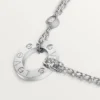 Naszyjnik Love, 2 diamenty – białe złoto, diamenty – Cartier