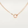 Naszyjnik Love, 2 diamenty – różowe złoto, diamenty – Cartier