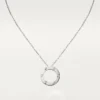 Naszyjnik Love, 3 diamenty – białe złoto, diamenty – Cartier
