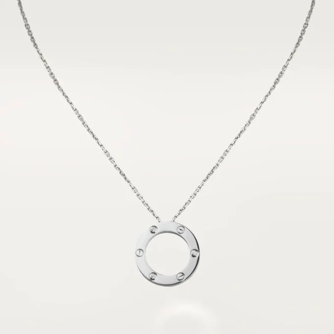 Naszyjnik Love, 3 diamenty – białe złoto, diamenty – Cartier
