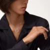 Naszyjnik Love, 3 diamenty – białe złoto, diamenty – Cartier