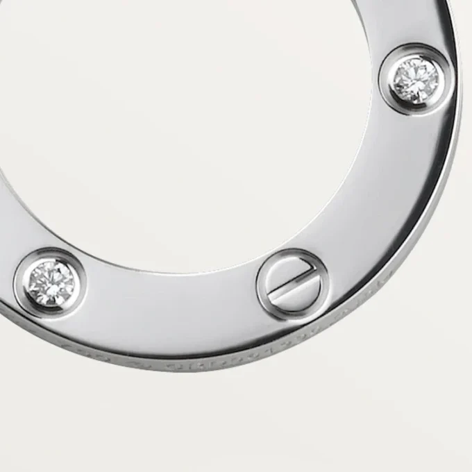 Naszyjnik Love, 3 diamenty – białe złoto, diamenty – Cartier