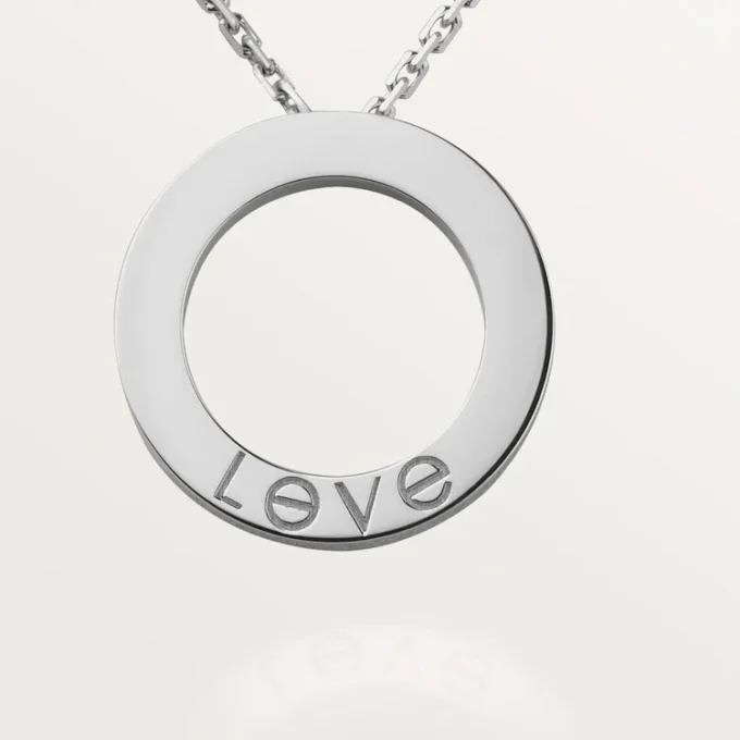 Naszyjnik Love, 3 diamenty – białe złoto, diamenty – Cartier