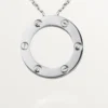 Naszyjnik Love, 3 diamenty – białe złoto, diamenty – Cartier