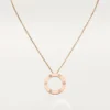 Naszyjnik Love, 3 diamenty – różowe złoto, diamenty – Cartier