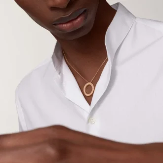 Naszyjnik Love, 3 diamenty – różowe złoto, diamenty – Cartier