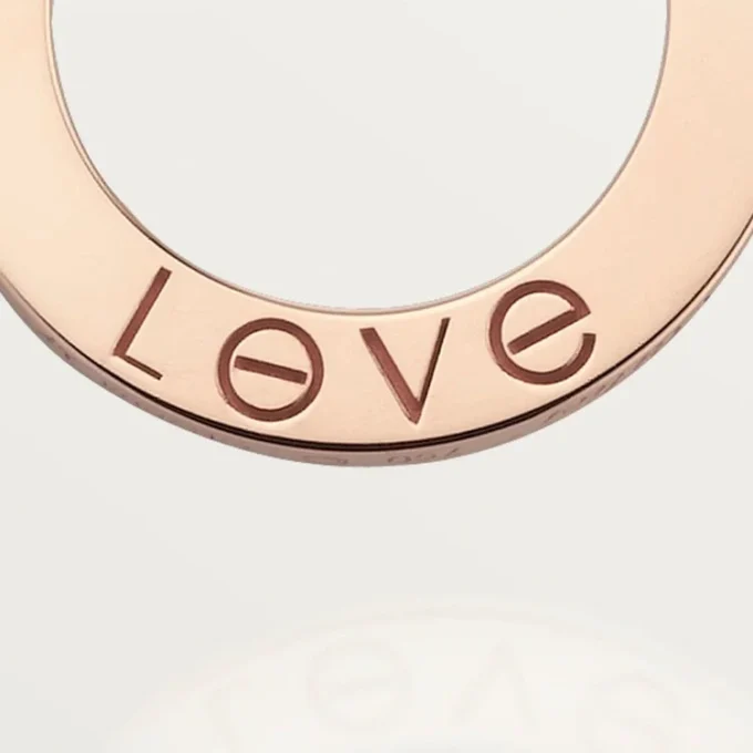 Naszyjnik Love, 3 diamenty – różowe złoto, diamenty – Cartier