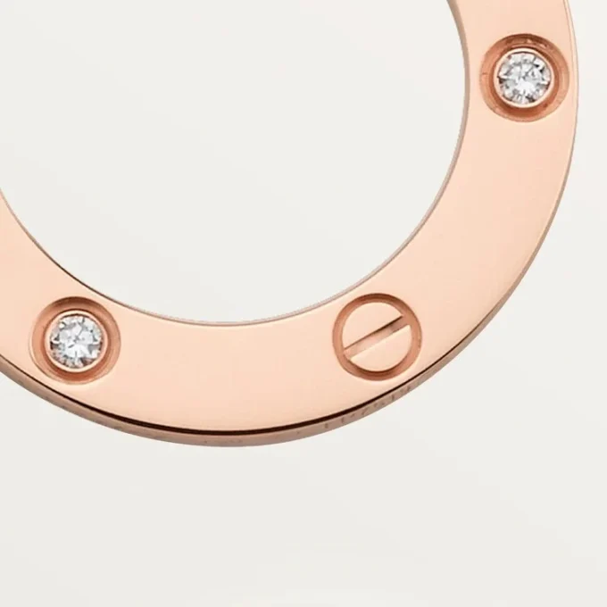 Naszyjnik Love, 3 diamenty – różowe złoto, diamenty – Cartier