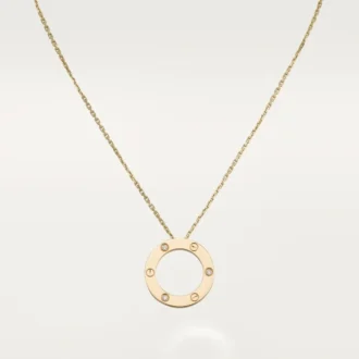 Naszyjnik Love, 3 diamenty – żółte złoto, diamenty – Cartier