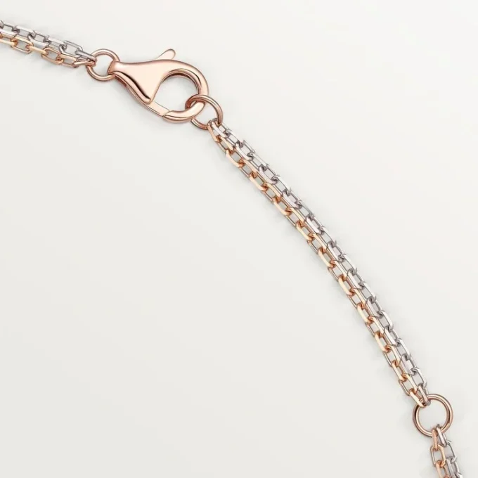 Naszyjnik Love, 6 diamentów – różowe złoto, białe złoto, diamenty – Cartier