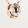 Naszyjnik Love, 6 diamentów – różowe złoto, białe złoto, diamenty – Cartier