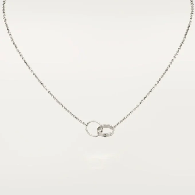 Naszyjnik Love – białe złoto – Cartier