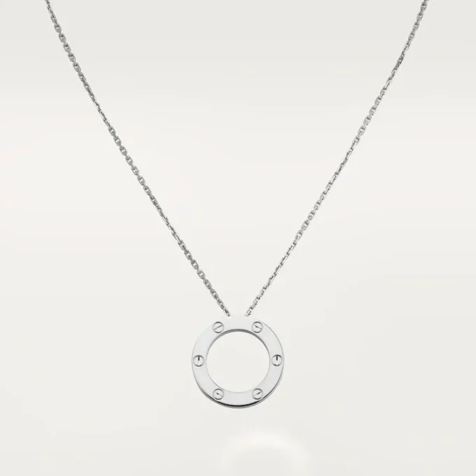 Naszyjnik Love – białe złoto – Cartier