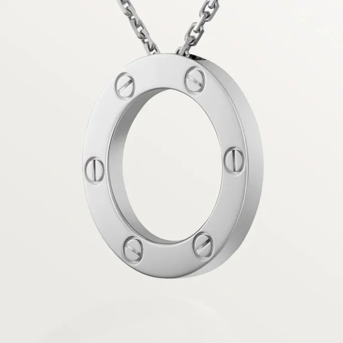 Naszyjnik Love – białe złoto – Cartier