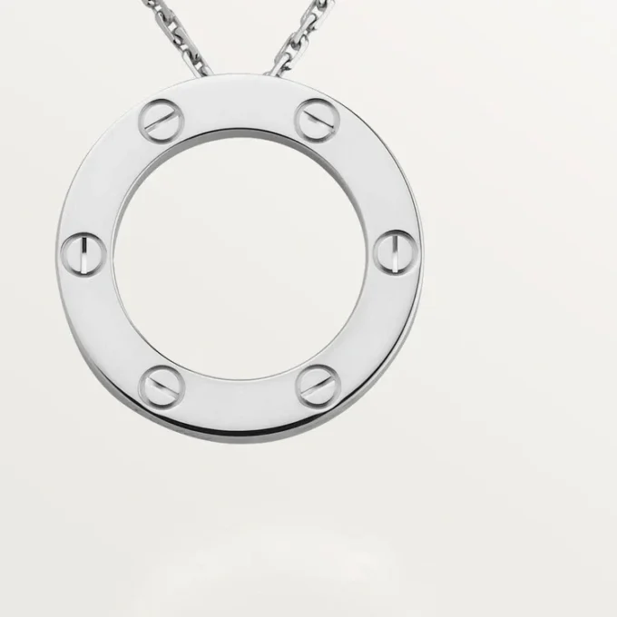 Naszyjnik Love – białe złoto – Cartier