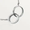 Naszyjnik Love, diamenty – białe złoto, diamenty – Cartier