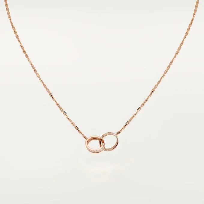 Naszyjnik Love, diamenty – różowe złoto, diamenty – Cartier