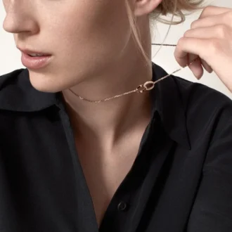Naszyjnik Love, diamenty – różowe złoto, diamenty – Cartier