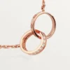 Naszyjnik Love, diamenty – różowe złoto, diamenty – Cartier
