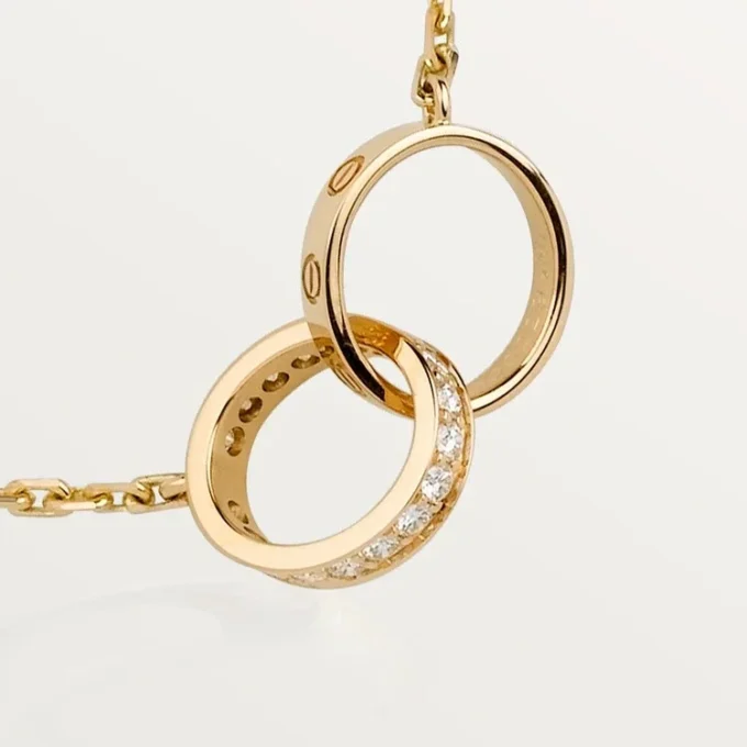 Naszyjnik Love, diamenty – żółte złoto, diamenty – Cartier