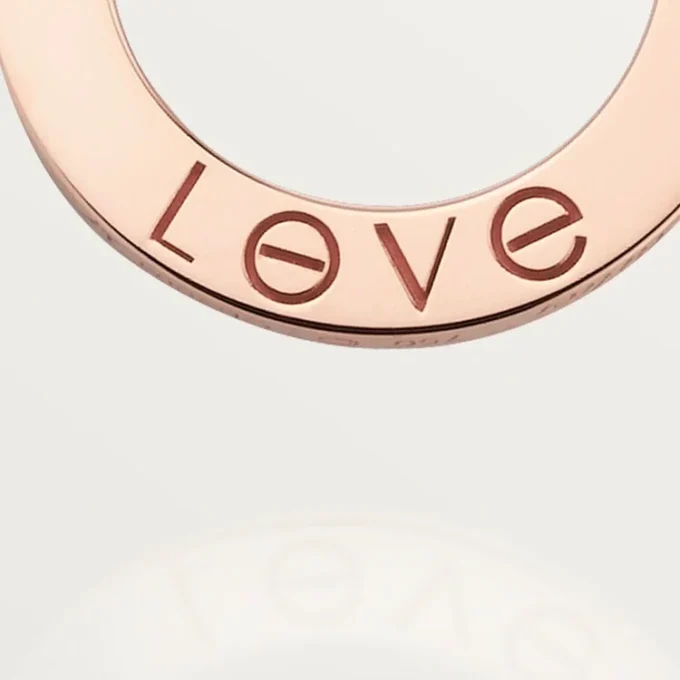 Naszyjnik Love – różowe złoto – Cartier