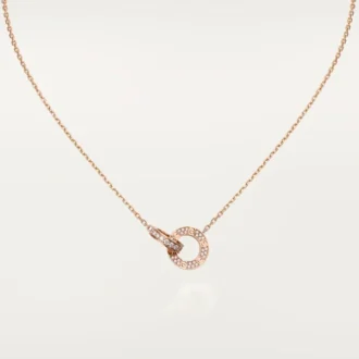 Naszyjnik Love – różowe złoto, diamenty – Cartier