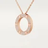 Naszyjnik Love – różowe złoto, diamenty – Cartier