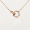 Naszyjnik Love – różowe złoto, diamenty – Cartier