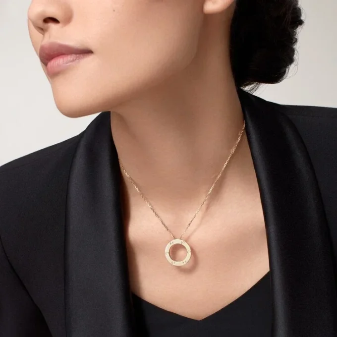 Naszyjnik Love – żółte złoto – Cartier