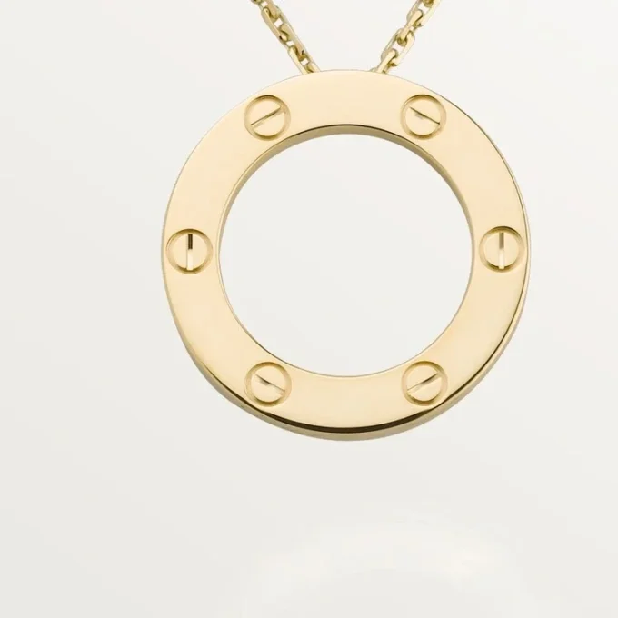 Naszyjnik Love – żółte złoto – Cartier