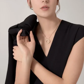Naszyjnik Love, wysadzany diamentami – żółte złoto, diamenty – Cartier
