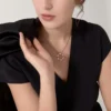 Naszyjnik Love, wysadzany diamentami – żółte złoto, diamenty – Cartier