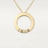 Naszyjnik Love, wysadzany diamentami – żółte złoto, diamenty – Cartier