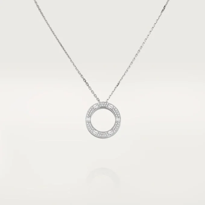 Naszyjnik Love z diamentami – białe złoto, diamenty – Cartier